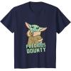 imageStar Wars The Mandalorian Grogu Precious Bounty Cutie TShirtNavy Blue