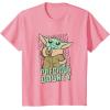 imageStar Wars The Mandalorian Grogu Precious Bounty Cutie TShirtPink