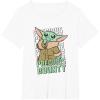 imageStar Wars The Mandalorian Grogu Precious Bounty Cutie TShirtWhite