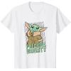 imageStar Wars The Mandalorian Grogu Precious Bounty Cutie TShirtWhite