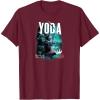 imageStar Wars  Yoda Do or Do Not TShirtBurgundy