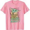 imageStar Wars The Mandalorian Grogu Precious Bounty Cutie TShirtPink