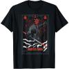 imageStar Wars The Phantom Menace Darth Maul Tarot Card TShirtBlack