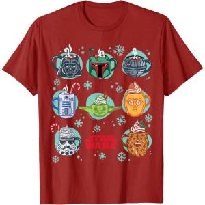 imageStar Wars  Holiday Cocoa Mug TShirtCranberry Red
