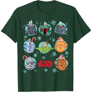 imageStar Wars  Holiday Cocoa Mug TShirtDark Green