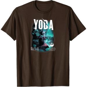 imageStar Wars  Yoda Do or Do Not TShirtBrown