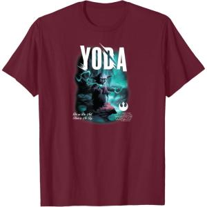 imageStar Wars  Yoda Do or Do Not TShirtBurgundy