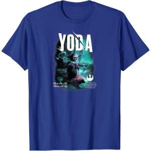 imageStar Wars  Yoda Do or Do Not TShirtRoyal Blue