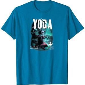 imageStar Wars  Yoda Do or Do Not TShirtSapphire Blue