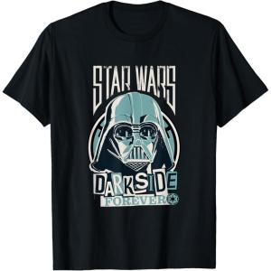 imageStar Wars Classic Darkside Forever Darth Vader Punk TShirtBlack