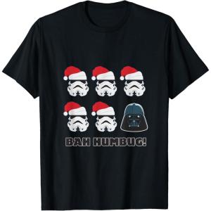 imageStar Wars Darth Vader Bah Humbug Holiday TShirtBlack
