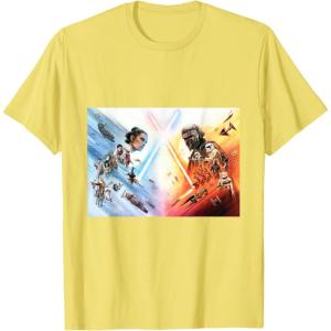 imageStar Wars Episode IX Resistance vs First Order TShirtLemon Yellow