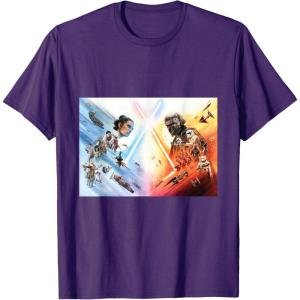 imageStar Wars Episode IX Resistance vs First Order TShirtPurple