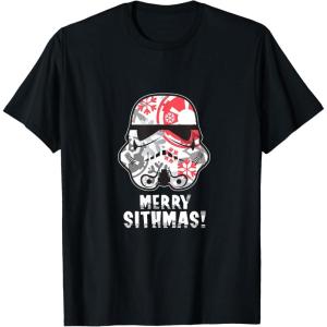 imageStar Wars Holiday Stormtrooper Merry Sithmas TShirtBlack