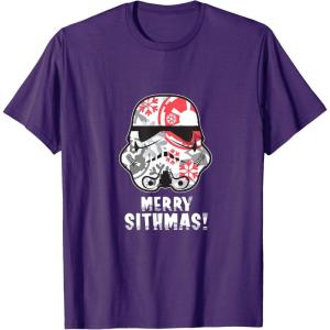 imageStar Wars Holiday Stormtrooper Merry Sithmas TShirtPurple