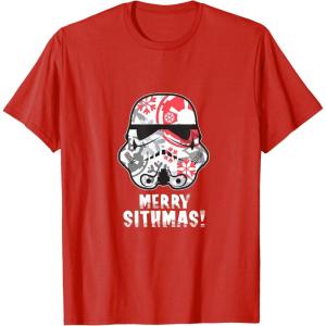 imageStar Wars Holiday Stormtrooper Merry Sithmas TShirtRed