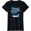 imageStar Wars  Merry Hothmas Holiday Style TShirtBlack