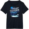 imageStar Wars  Merry Hothmas Holiday Style TShirtBlack