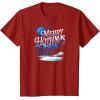 imageStar Wars  Merry Hothmas Holiday Style TShirtCranberry Red