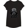 imageStar Wars Classic Darth Vader Empire Distressed Helmet TShirtBlack