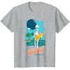 imageStar Wars Scarif Surf Club Stormtrooper At The Beach Poster TShirtHeather Grey