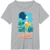 imageStar Wars Scarif Surf Club Stormtrooper At The Beach Poster TShirtHeather Grey