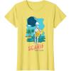 imageStar Wars Scarif Surf Club Stormtrooper At The Beach Poster TShirtLemon Yellow