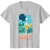 imageStar Wars Scarif Surf Club Stormtrooper At The Beach Poster TShirtSilver Grey