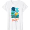 imageStar Wars Scarif Surf Club Stormtrooper At The Beach Poster TShirtWhite