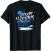 imageStar Wars  Merry Hothmas Holiday Style TShirtBlack