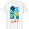 imageStar Wars Scarif Surf Club Stormtrooper At The Beach Poster TShirtWhite