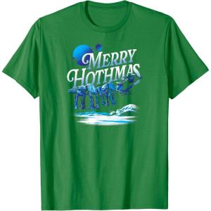 imageStar Wars  Merry Hothmas Holiday Style TShirtKelly Green