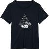 imageStar Wars  XWing and TIE Fighter Battle TShirtBlack