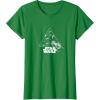 imageStar Wars  XWing and TIE Fighter Battle TShirtKelly Green