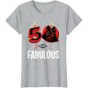 imageStar Wars 50th Birthday Party quot50 and Fabulousquot Darth Vader TShirtHeather Grey