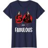imageStar Wars 50th Birthday Party quot50 and Fabulousquot Darth Vader TShirtNavy Blue