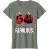imageStar Wars 50th Birthday Party quot50 and Fabulousquot Darth Vader TShirtOlive Heather