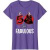 imageStar Wars 50th Birthday Party quot50 and Fabulousquot Darth Vader TShirtPurple Heather