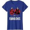 imageStar Wars 50th Birthday Party quot50 and Fabulousquot Darth Vader TShirtRoyal Blue