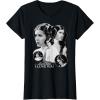 imageStar Wars Leia Organa I Love You Black ampamp White Portrait TShirtBlack