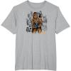 imageStar Wars  Chewbacca Warrior Pose TShirtHeather Grey