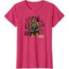 imageStar Wars  Chewbacca Warrior Pose TShirtRed Heather