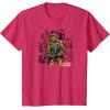 imageStar Wars  Chewbacca Warrior Pose TShirtRed Heather