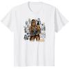 imageStar Wars  Chewbacca Warrior Pose TShirtWhite