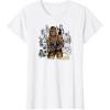 imageStar Wars  Chewbacca Warrior Pose TShirtWhite