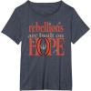 imageStar Wars Andor Rebellions Are Built On Hope Vintage Logo TShirtHeather Blue