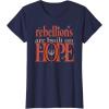 imageStar Wars Andor Rebellions Are Built On Hope Vintage Logo TShirtNavy Blue