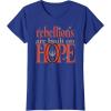 imageStar Wars Andor Rebellions Are Built On Hope Vintage Logo TShirtRoyal Blue