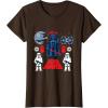 imageStar Wars Classic Darth Vader Join Me Empire Chibi TShirtBrown