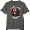 imageStar Wars Fathers Day I Am Your Father Vader Vintage TShirtAsphalt Grey